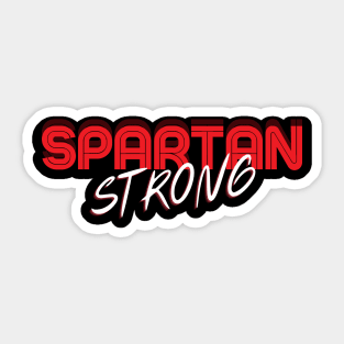 SPARTAN STRONG. Sticker